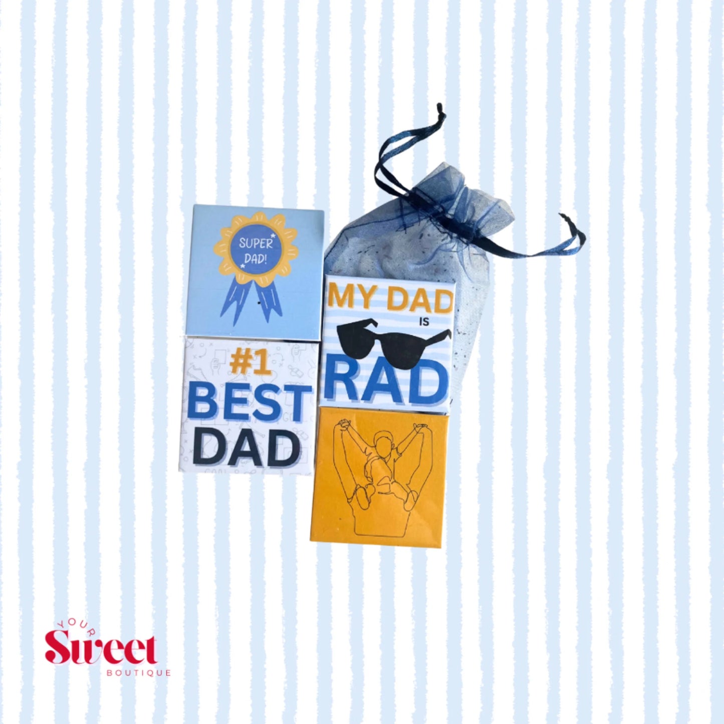 Father's Day Fun Photo Magnets for Dad