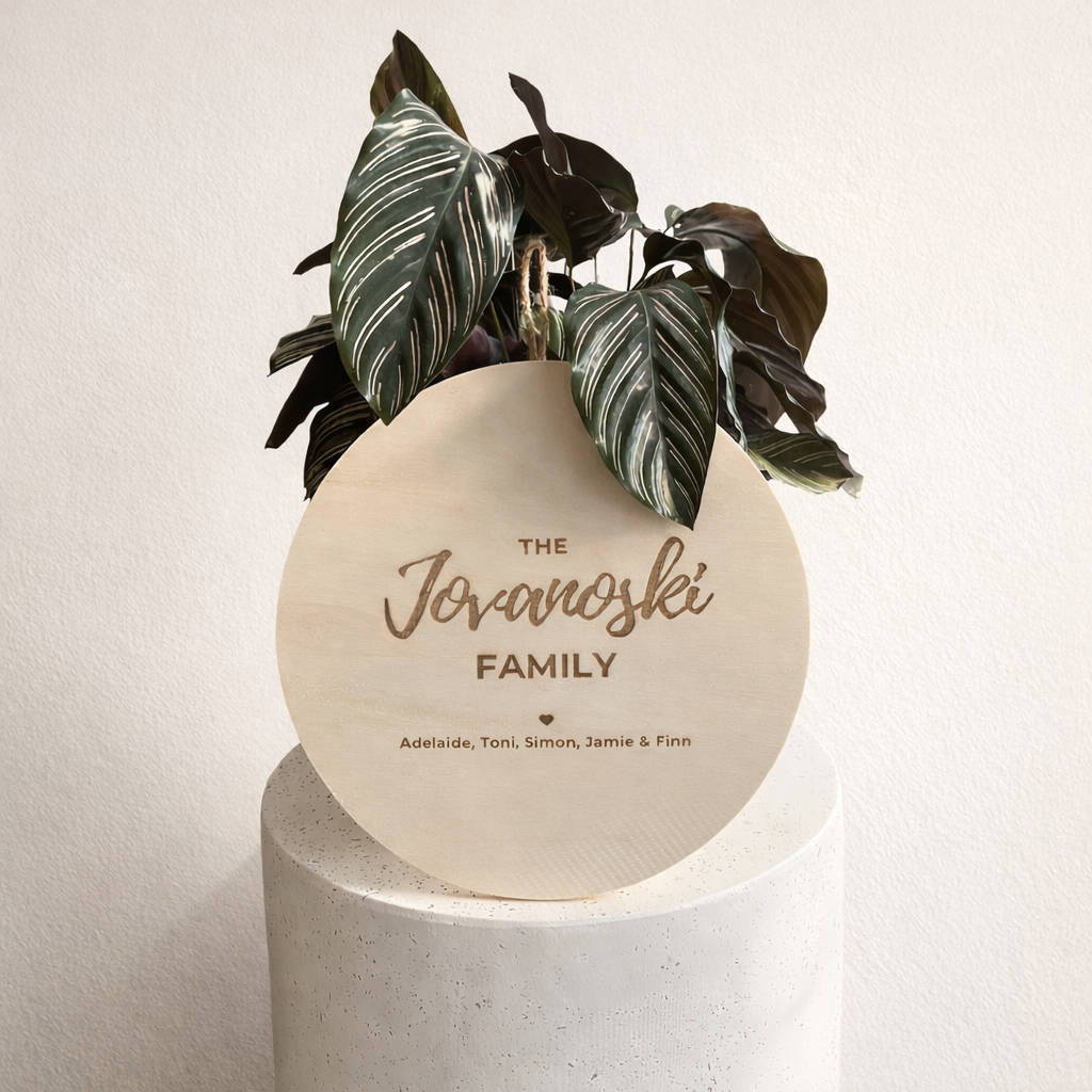 Hanging Circle Plaque