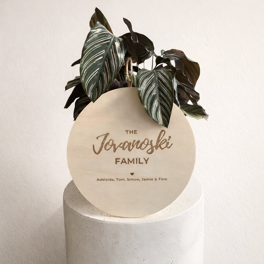 Hanging Circle Plaque