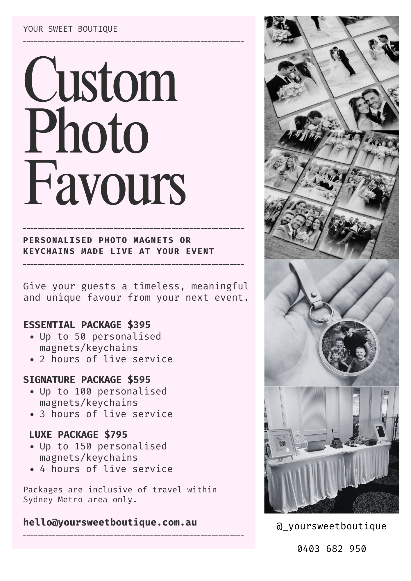 Signature Package - Enquire Here