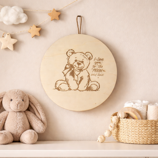 To The Moon And Back Plaque