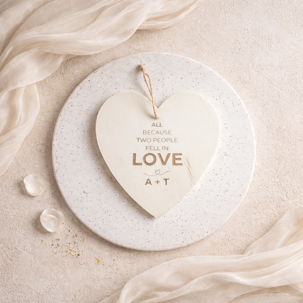 Hanging Heart Plaque