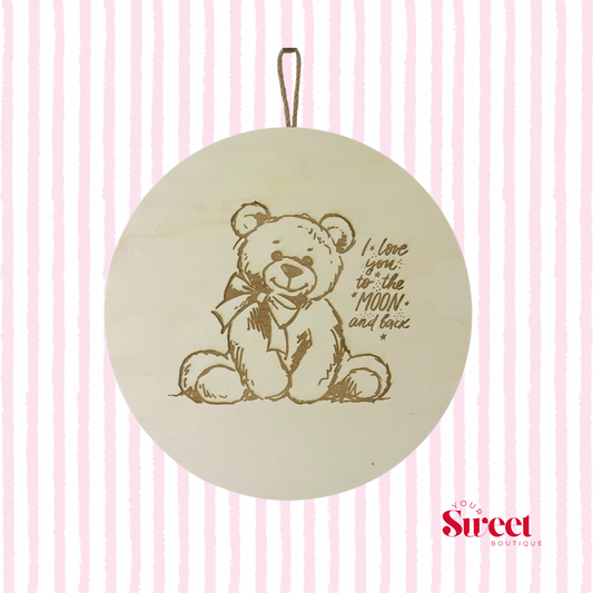 To The Moon And Back Plaque