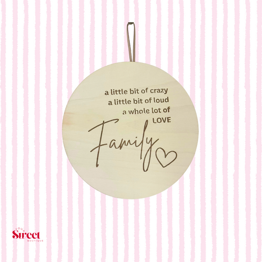 Whole Lot of Love Plaque